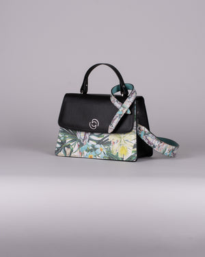 handbag set - black kakadu