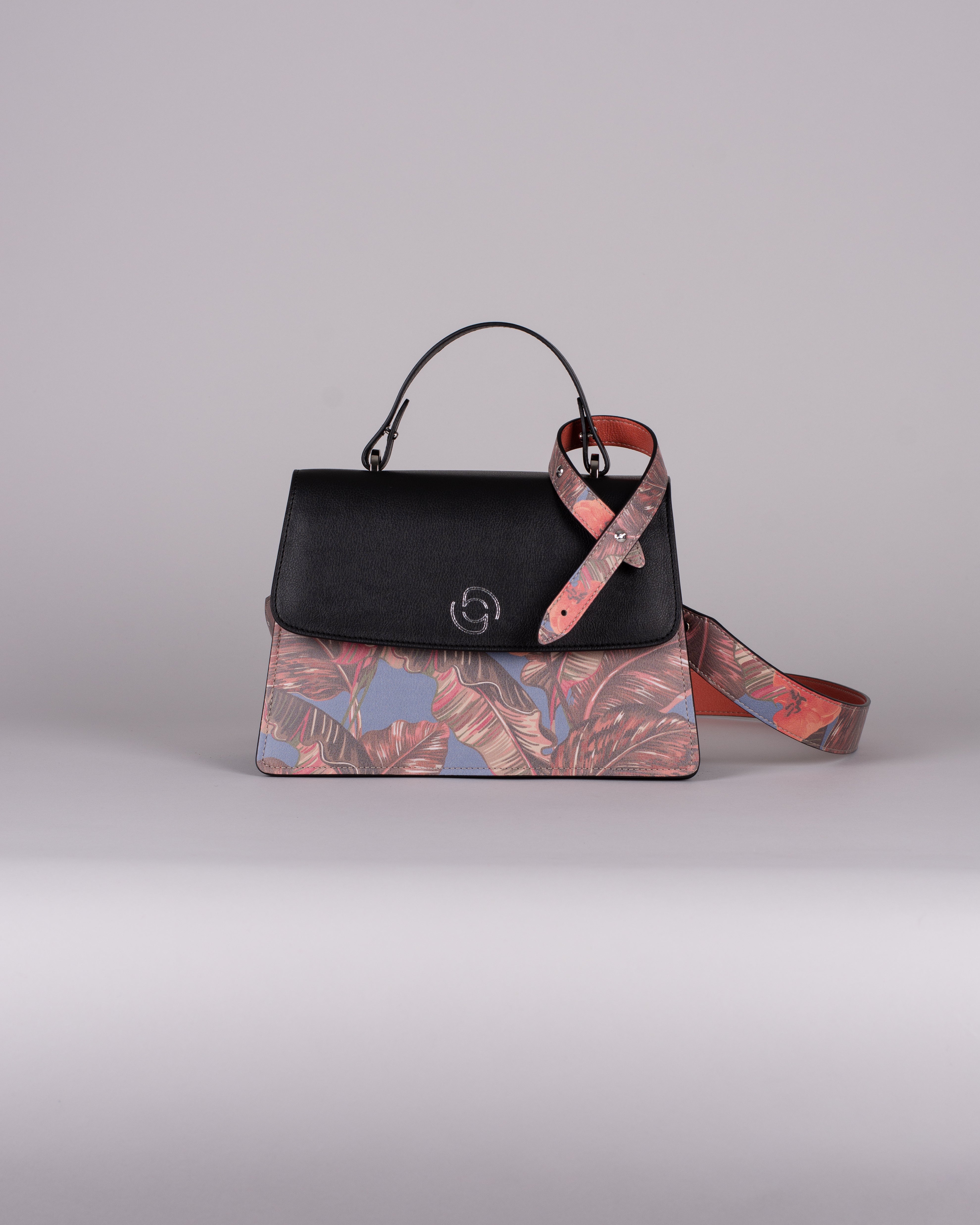 handbag set - black orchid