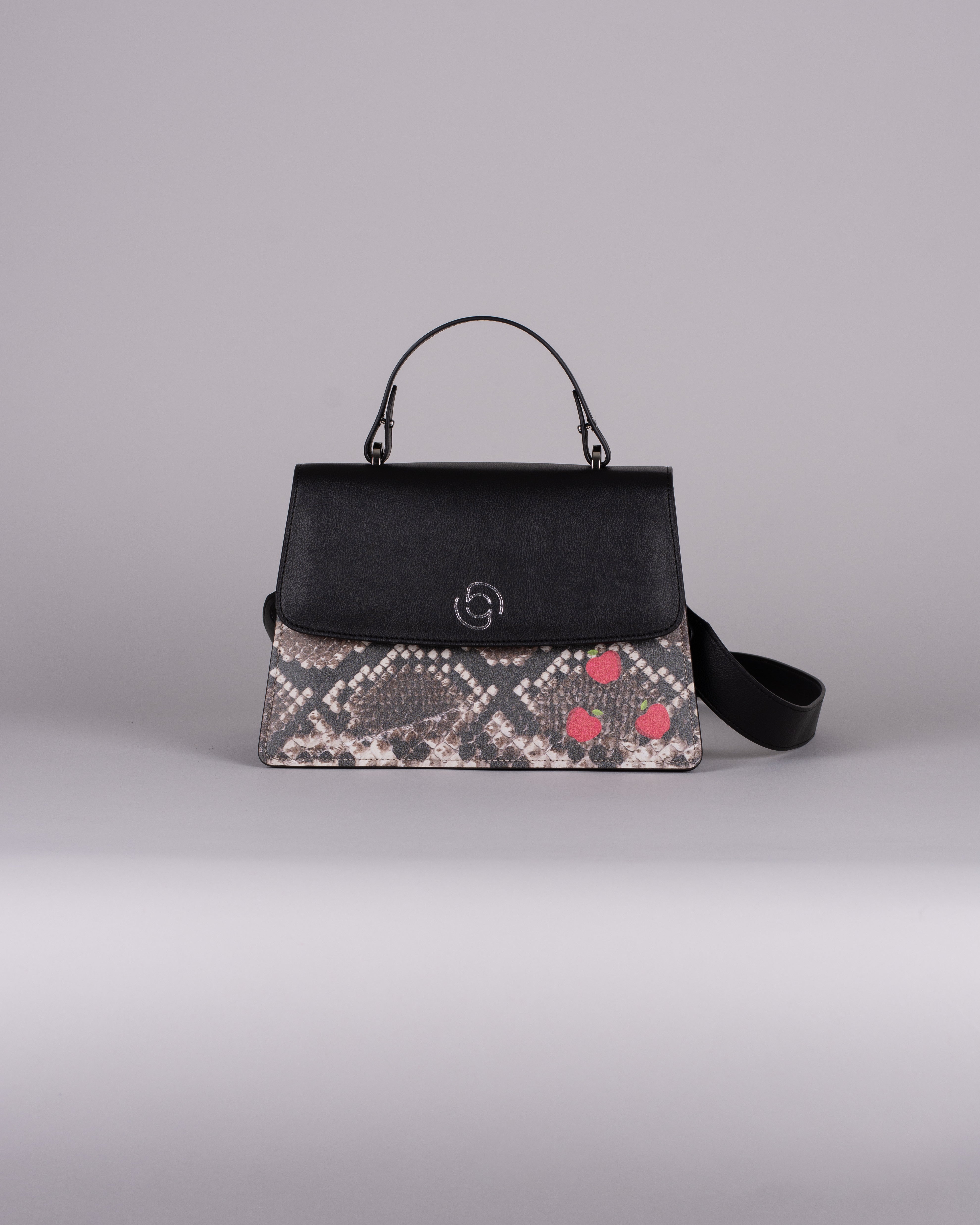 handbag set - black snake