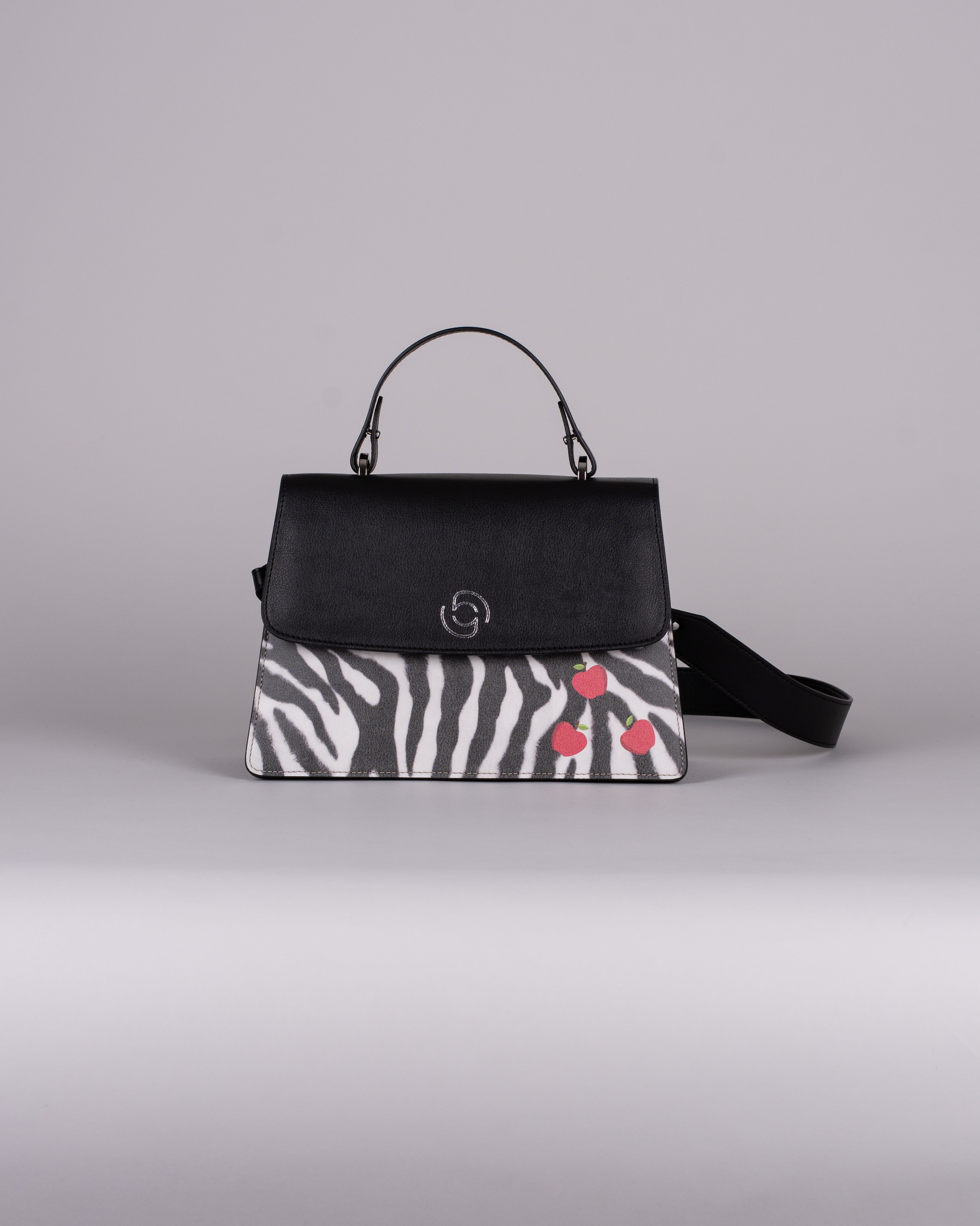 handbag set - black zebra
