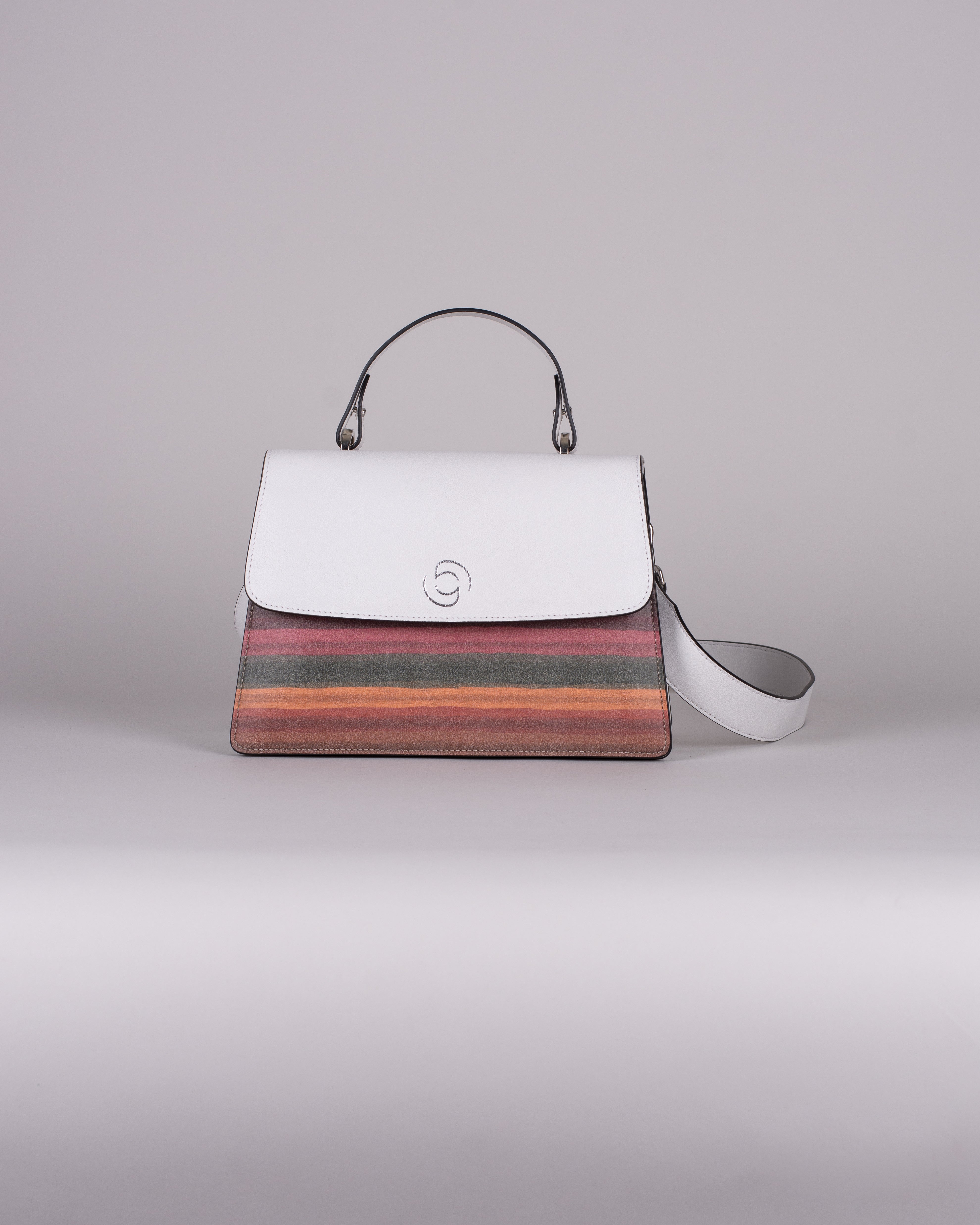 handbag set - white stripes limited edition
