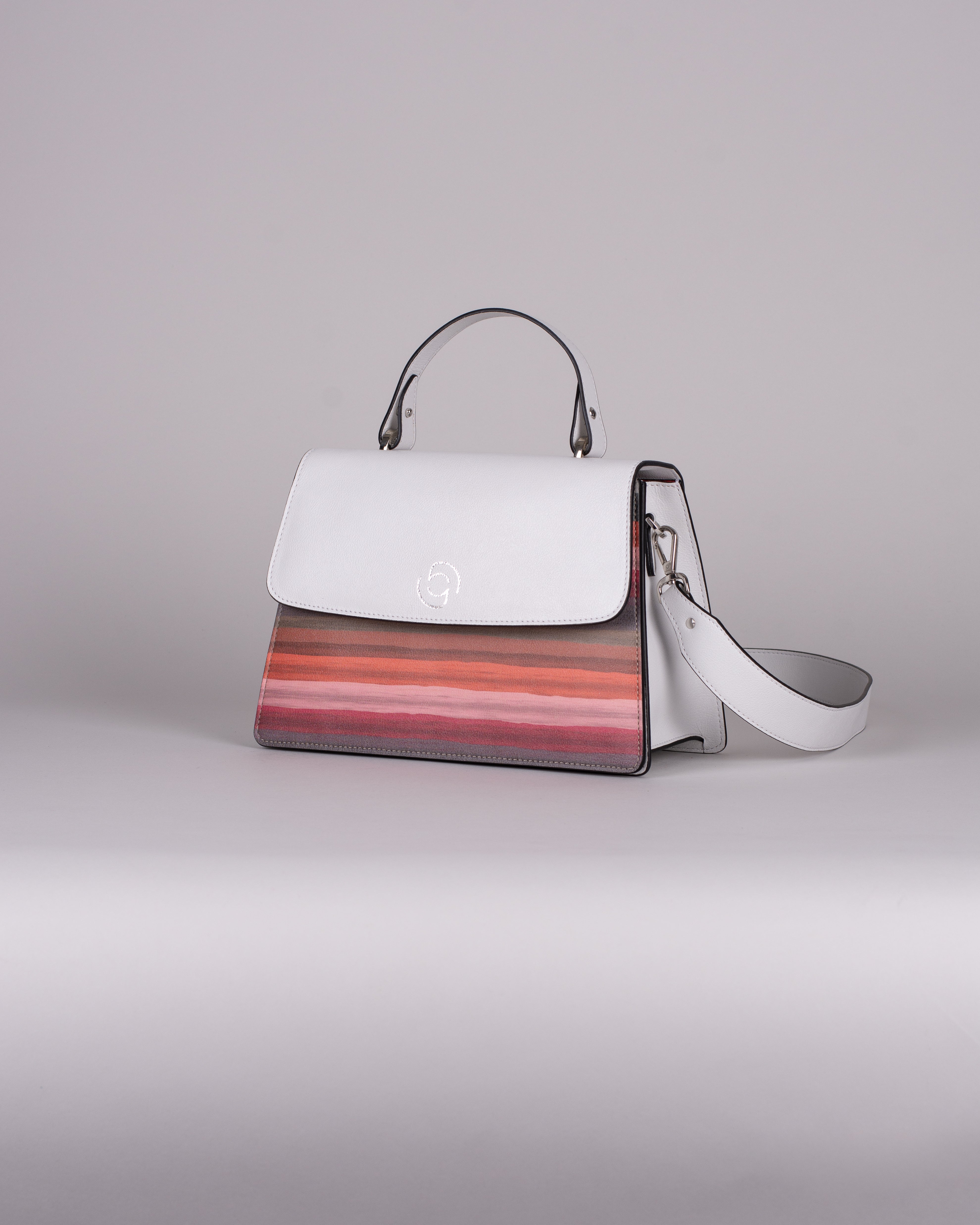 handbag set - white stripes limited edition 2